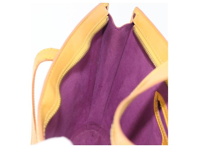 LOUIS VUITTON Borsa a Mano Epi Saint Jacques Gialla M52279 LV Auth hk3627 Giallo - vista 22