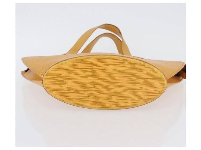 LOUIS VUITTON Borsa a Mano Epi Saint Jacques Gialla M52279 LV Auth hk3627 Giallo - vista 5