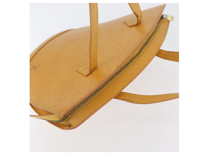 LOUIS VUITTON Borsa a Mano Epi Saint Jacques Gialla M52279 LV Auth hk3627 Giallo - vista 6