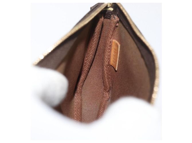 LOUIS VUITTON Mini Pochette Accessori Monogram Pouch M58009 LV Auth BAZ466 Monogramma - vista 18