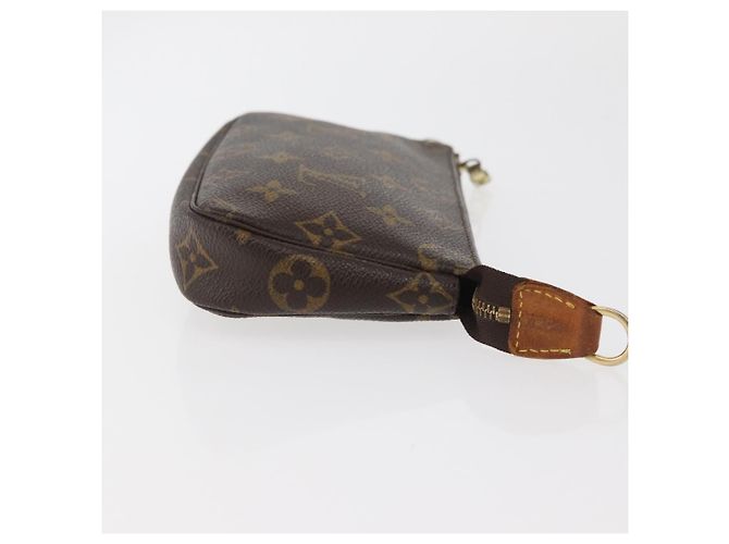 LOUIS VUITTON Mini Pochette Accessori Monogram Pouch M58009 LV Auth BAZ466 Monogramma - vista 3