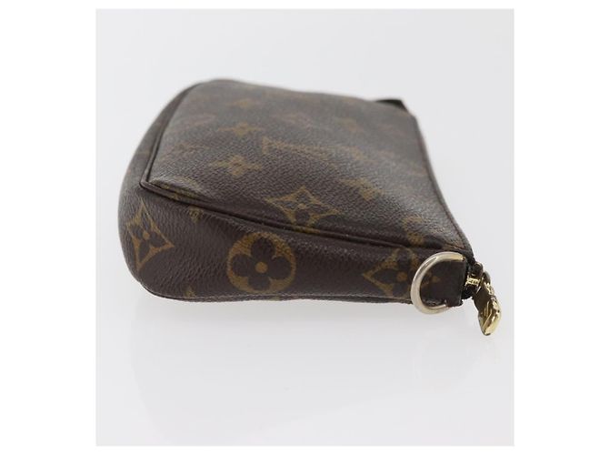 LOUIS VUITTON Mini Pochette Accessori Monogram Pouch M58009 LV Auth BAZ466 Monogramma - vista 4