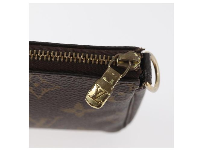 LOUIS VUITTON Mini Pochette Accessori Monogram Pouch M58009 LV Auth BAZ466 Monogramma - vista 9