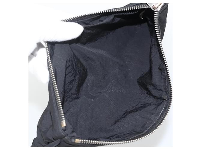 Bottega Veneta Pochette Nylon Nera Argento Auth bs34412 Nero - vista 11
