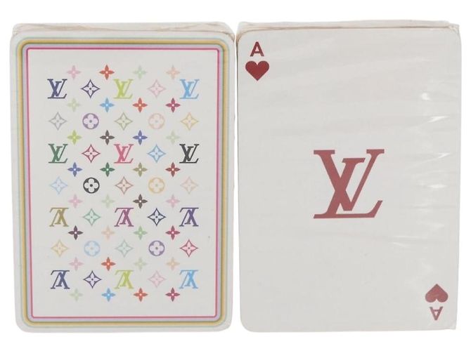 LOUIS VUITTON Multicolor Playing Cards Black White LV Auth YKZ1173 - view 2