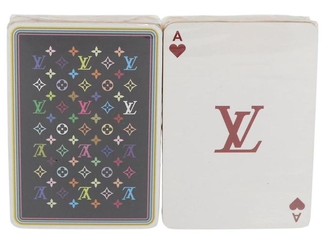 LOUIS VUITTON Multicolor Playing Cards Black White LV Auth YKZ1173 - view 3