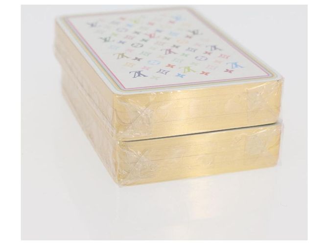 LOUIS VUITTON Multicolor Playing Cards Black White LV Auth YKZ1173 - view 5