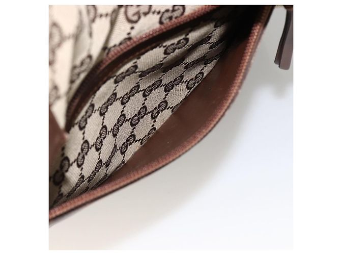 GUCCI GG Canvas Tote Bag Beige Silber 28892 Auth AMZ559 - Ansicht 22