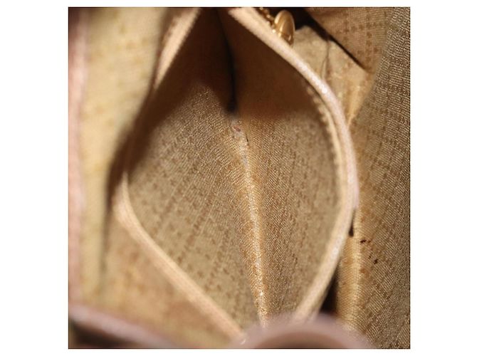 Bamboo Zaino in Bambù GUCCI Camoscio Marrone Oro 003 1705 0030 Auth AMZ377 D'oro - vista 27