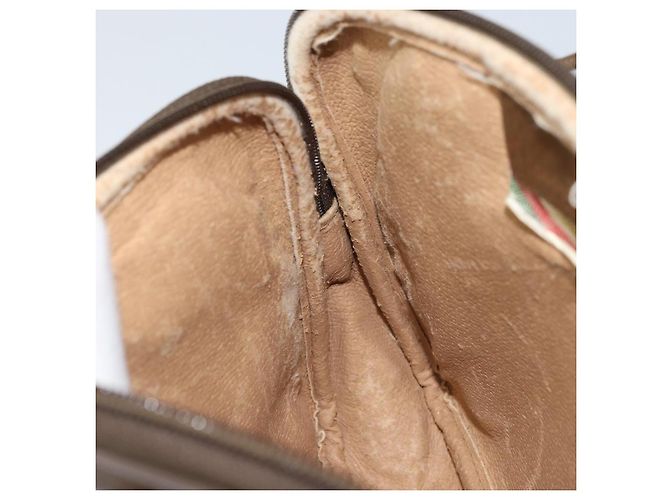 GUCCI GG Supreme Schultertasche PVC Beige Gold 97 02 068 Auth AMZ005 Golden - Ansicht 20