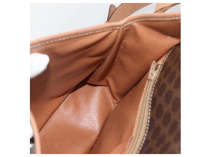 Céline Sac à épaule en toile Macadam CELINE en cuir PVC marron doré Auth ARZ857 - vue 20