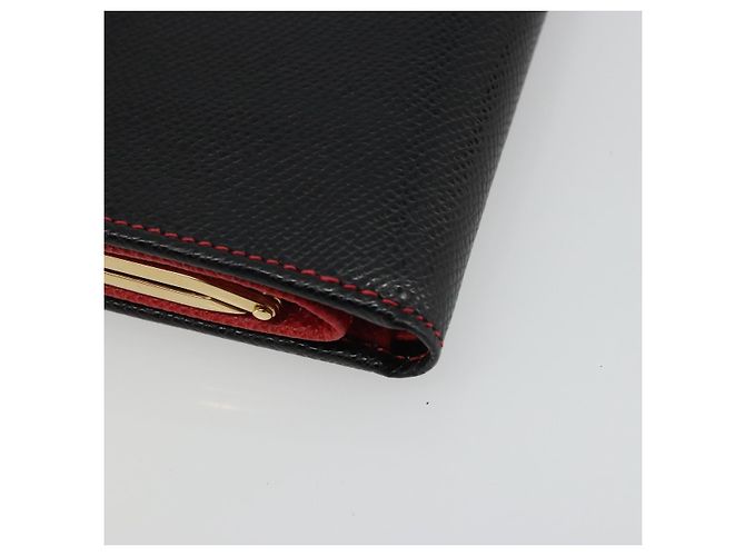 CÉLINE Circle Kompaktgeldbörse aus Leder Schwarz Gold Auth YKZ1057A Golden - Ansicht 16