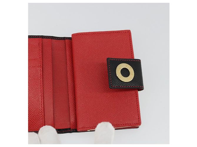 CÉLINE Circle Kompaktgeldbörse aus Leder Schwarz Gold Auth YKZ1057A Golden - Ansicht 19