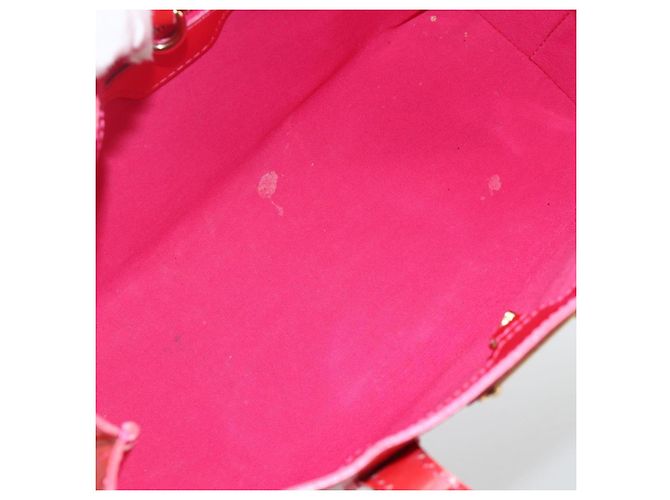 LOUIS VUITTON Borsa a Mano Monogram Vernis Wilshire PM Rose Pop M93643 Auth YKZ1574 Rosa - vista 11