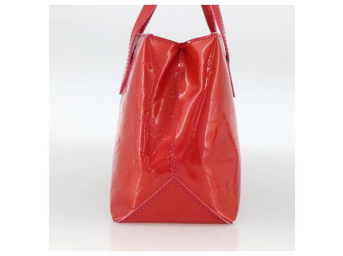 LOUIS VUITTON Borsa a Mano Monogram Vernis Wilshire PM Rose Pop M93643 Auth YKZ1574 Rosa - vista 3