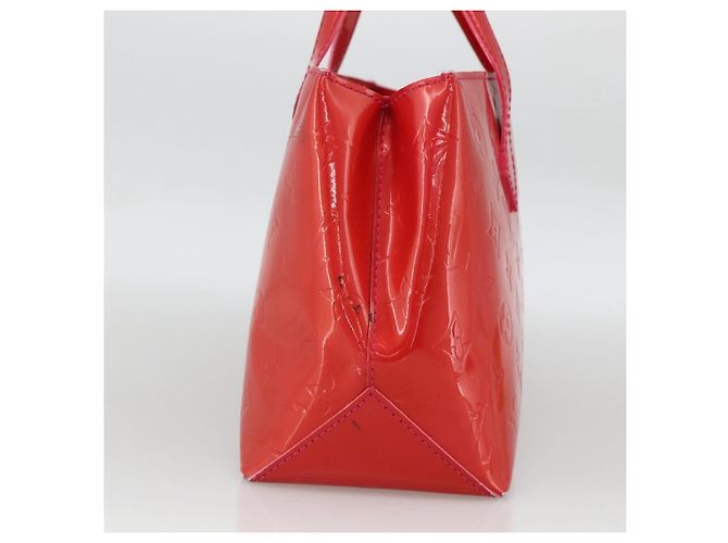 LOUIS VUITTON Borsa a Mano Monogram Vernis Wilshire PM Rose Pop M93643 Auth YKZ1574 Rosa - vista 4