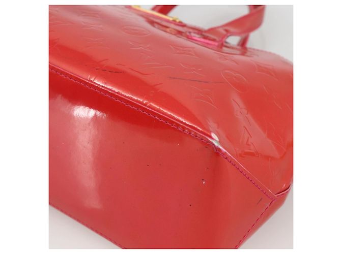 LOUIS VUITTON Borsa a Mano Monogram Vernis Wilshire PM Rose Pop M93643 Auth YKZ1574 Rosa - vista 9