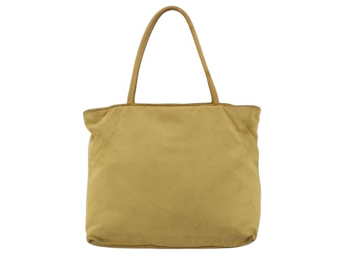 PRADA Borsa a mano in nylon gialla argento autentica 174791 Giallo - vista 2