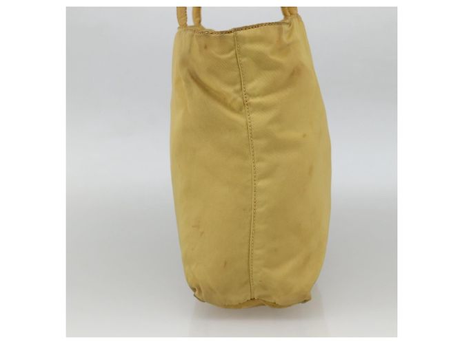 PRADA Borsa a mano in nylon gialla argento autentica 174791 Giallo - vista 3