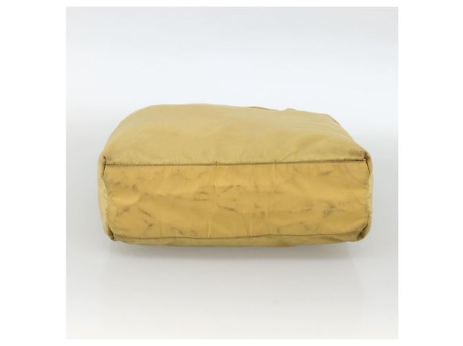 PRADA Borsa a mano in nylon gialla argento autentica 174791 Giallo - vista 5
