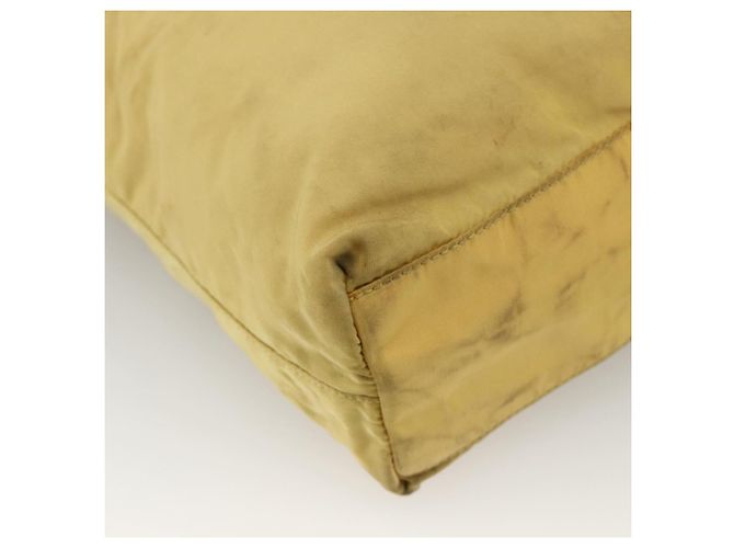 PRADA Borsa a mano in nylon gialla argento autentica 174791 Giallo - vista 9