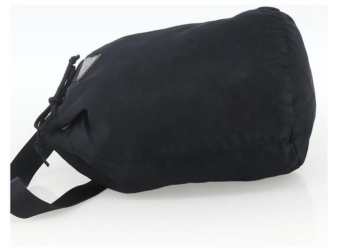 PRADA Borsa a Spalla in Nylon Nera Argento Autentica bs34263 Nero - vista 3