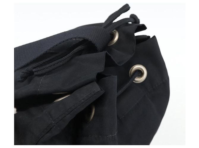 PRADA Borsa a Spalla in Nylon Nera Argento Autentica bs34263 Nero - vista 6