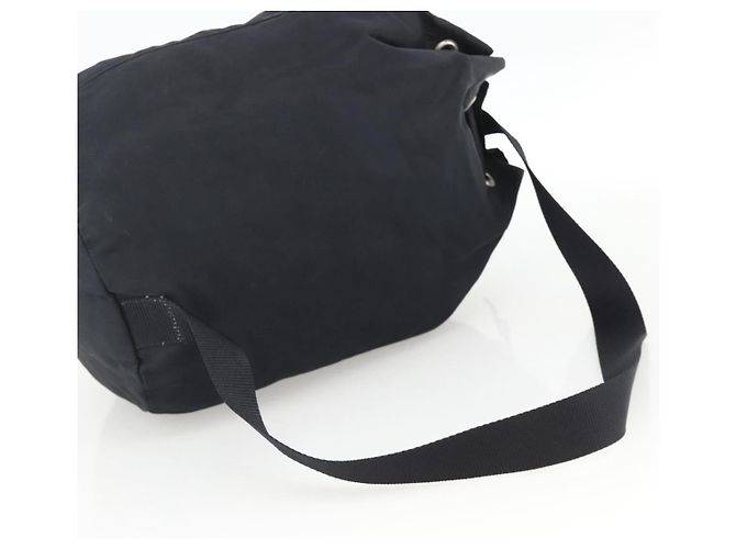 PRADA Borsa a Spalla in Nylon Nera Argento Autentica bs34263 Nero - vista 7