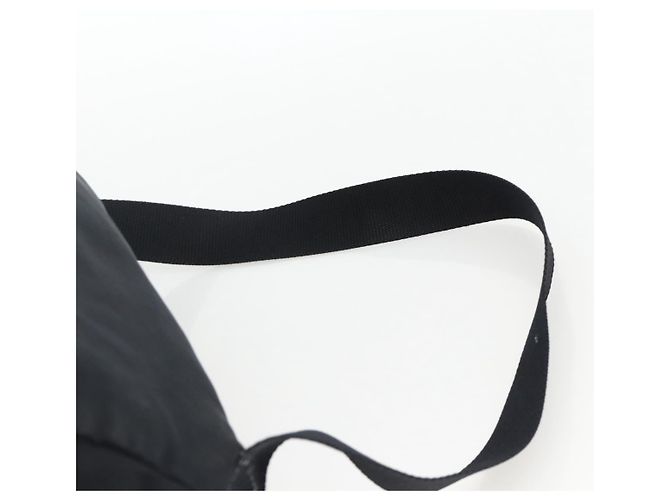 PRADA Borsa a Spalla in Nylon Nera Argento Autentica bs34263 Nero - vista 8