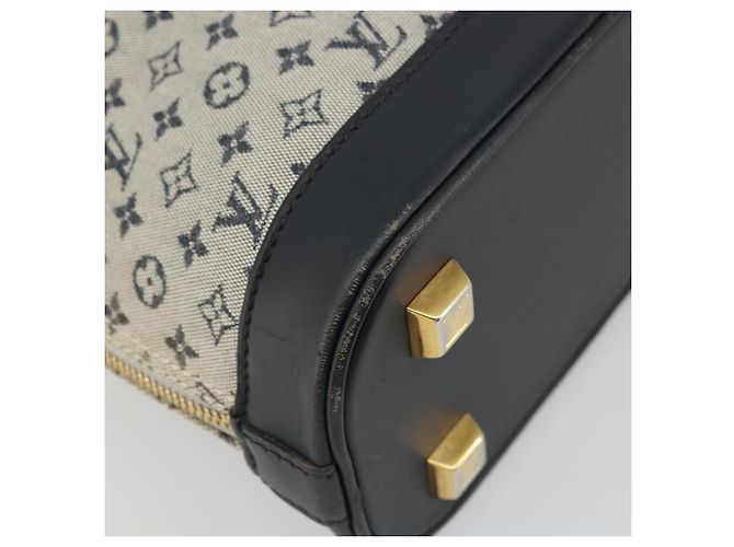 LOUIS VUITTON Mini Alma Alto Borsa a Mano Monogramma Blu M92202 LV Auth YKZ1590A - vista 14