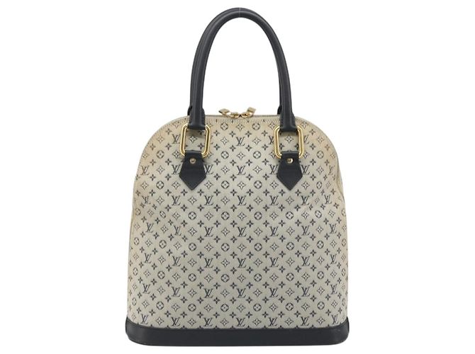 LOUIS VUITTON Mini Alma Alto Borsa a Mano Monogramma Blu M92202 LV Auth YKZ1590A - vista 2
