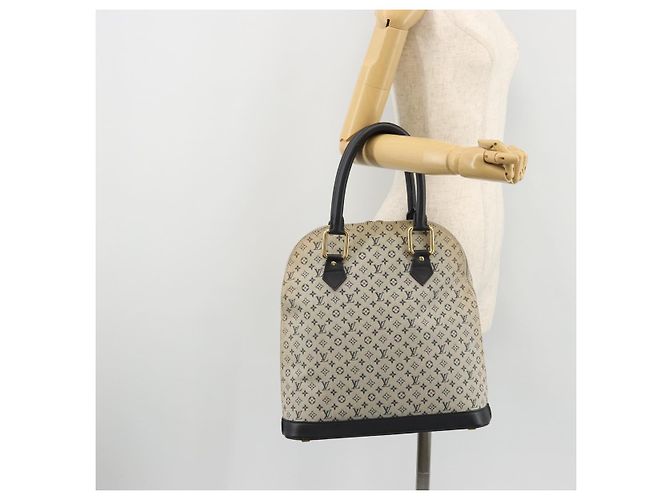 LOUIS VUITTON Mini Alma Alto Borsa a Mano Monogramma Blu M92202 LV Auth YKZ1590A - vista 23