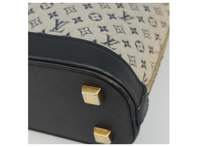 LOUIS VUITTON Mini Alma Alto Borsa a Mano Monogramma Blu M92202 LV Auth YKZ1590A - vista 9