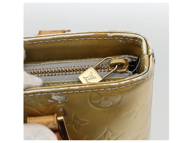 LOUIS VUITTON Monogram Vernis Houston Hand Bag Gris M91053 LV Auth AMZ150 Grey - view 10