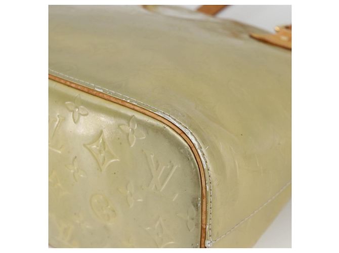 LOUIS VUITTON Monogram Vernis Houston Hand Bag Gris M91053 LV Auth AMZ150 Grey - view 14