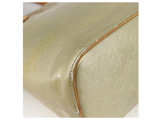 LOUIS VUITTON Monogram Vernis Houston Hand Bag Gris M91053 LV Auth AMZ150 Grey - view 15