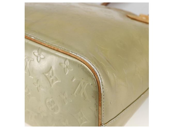 LOUIS VUITTON Monogram Vernis Houston Hand Bag Gris M91053 LV Auth AMZ150 Grey - view 16