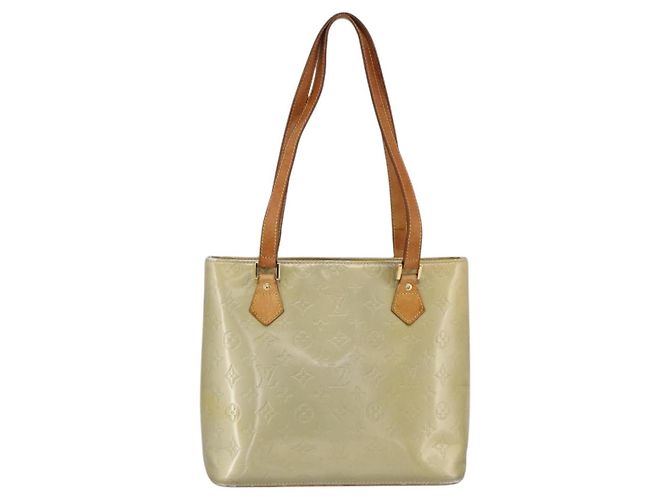 LOUIS VUITTON Monogram Vernis Houston Hand Bag Gris M91053 LV Auth AMZ150 Grey - view 2