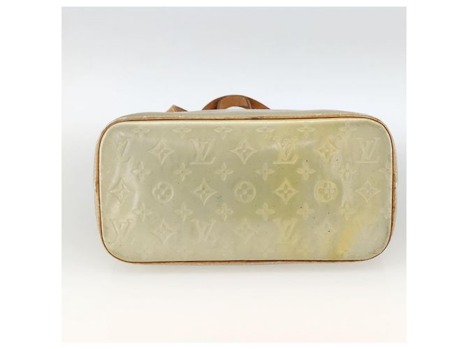 LOUIS VUITTON Monogram Vernis Houston Hand Bag Gris M91053 LV Auth AMZ150 Grey - view 5