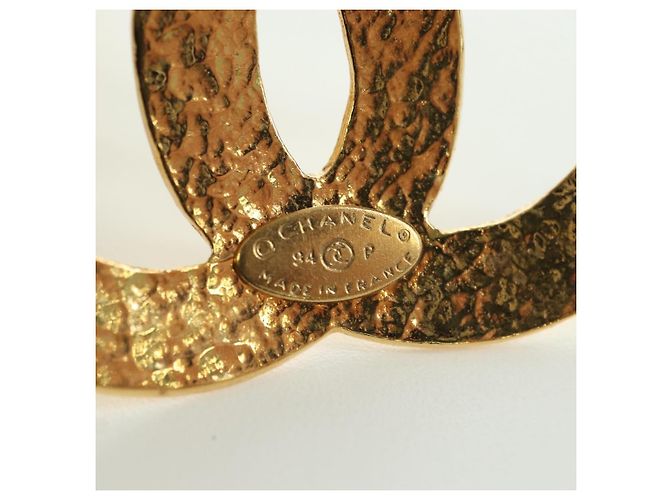 Collana CC CHANEL metallo tono oro CC Auth am11252SAM - vista 11