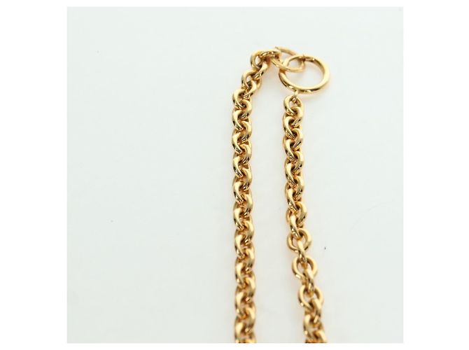 Collana CC CHANEL metallo tono oro CC Auth am11252SAM - vista 14