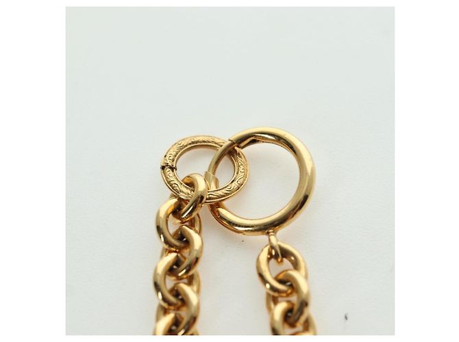 Collana CC CHANEL metallo tono oro CC Auth am11252SAM - vista 15