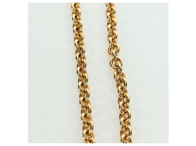Collana CC CHANEL metallo tono oro CC Auth am11252SAM - vista 5
