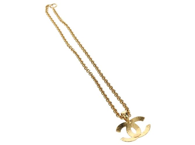 Collana CC CHANEL metallo tono oro CC Auth am11252SAM - vista 7
