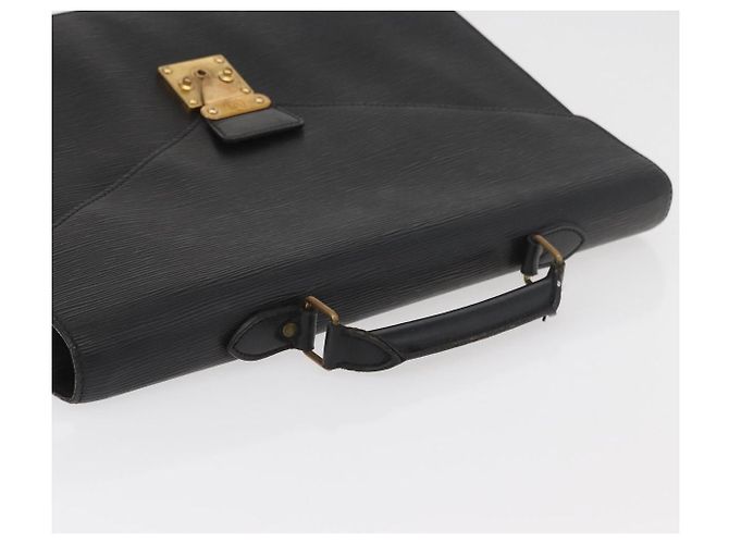 LOUIS VUITTON Epi Serviette Conseiller Business Bag Black M54422 LV Auth bs34303 - view 6