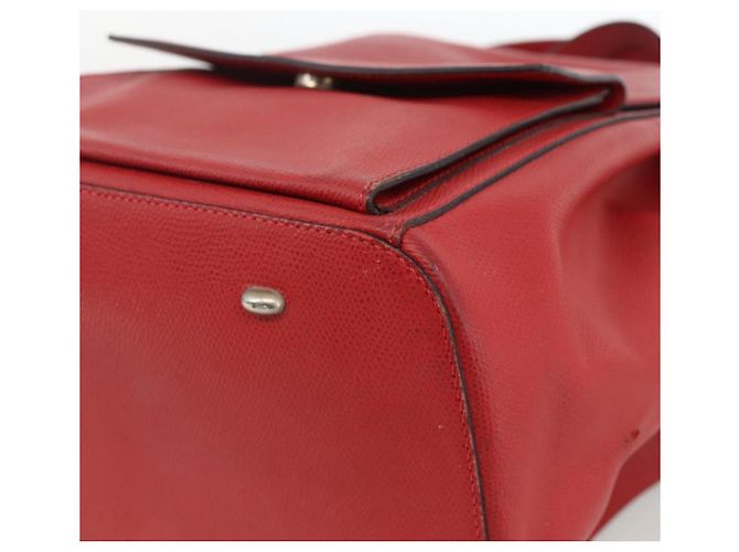 Céline Zaino CELINE in pelle rossa e oro Auth ARZ853 Rosso D'oro - vista 10