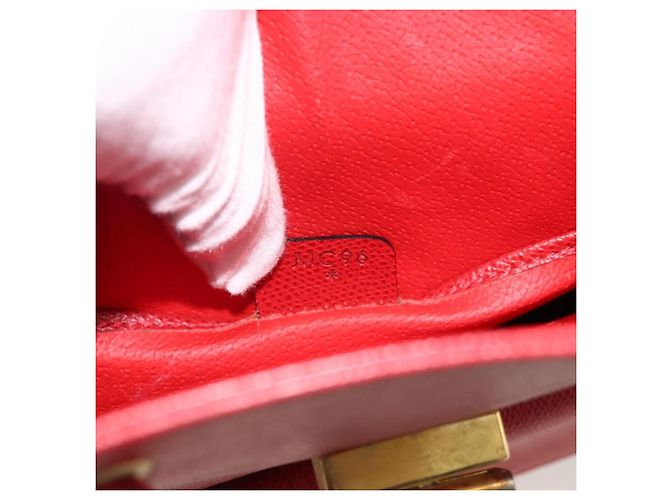 Céline Zaino CELINE in pelle rossa e oro Auth ARZ853 Rosso D'oro - vista 12