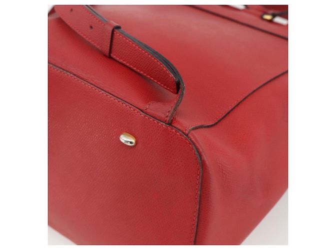Céline Zaino CELINE in pelle rossa e oro Auth ARZ853 Rosso D'oro - vista 16