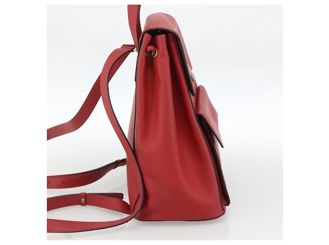 Céline Zaino CELINE in pelle rossa e oro Auth ARZ853 Rosso D'oro - vista 3