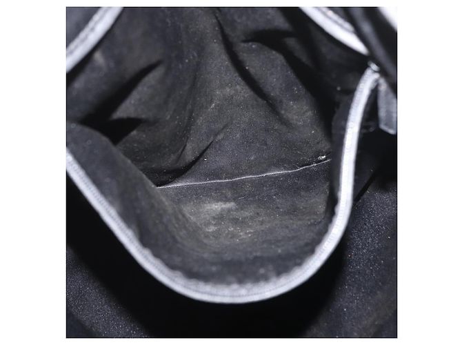 SAINT LAURENT Kahala Tote Bag Canvas Weiß Silber 121631 Auth YKZ178 - Ansicht 11
